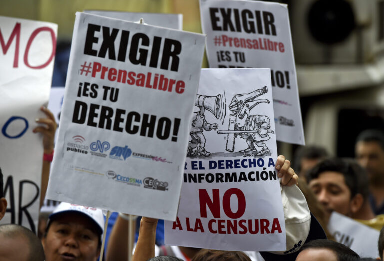 Relatoría para la Libertad de Expresión condenó la represión contra la prensa en Venezuela