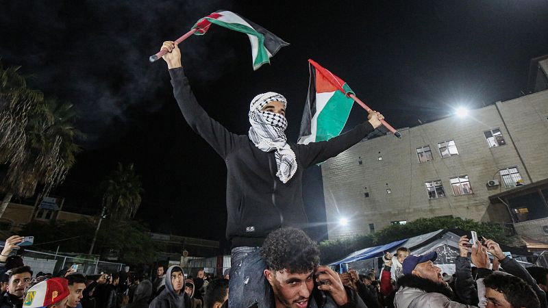 El anuncio del acuerdo para una tregua en Gaza El anuncio del acuerdo para una tregua en Gaza