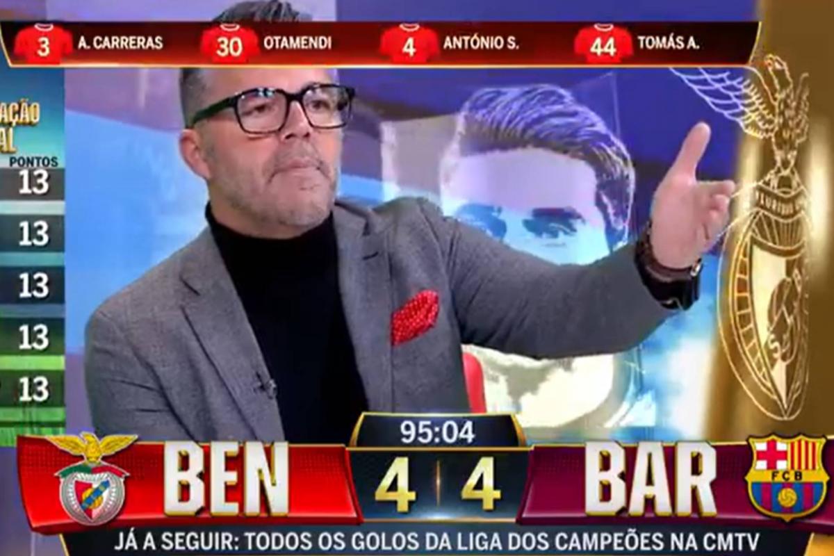Explosión húmeda y fuga: así se sufrió en la televisión portuguesa el decisivo gol de Raphinha al Benfica