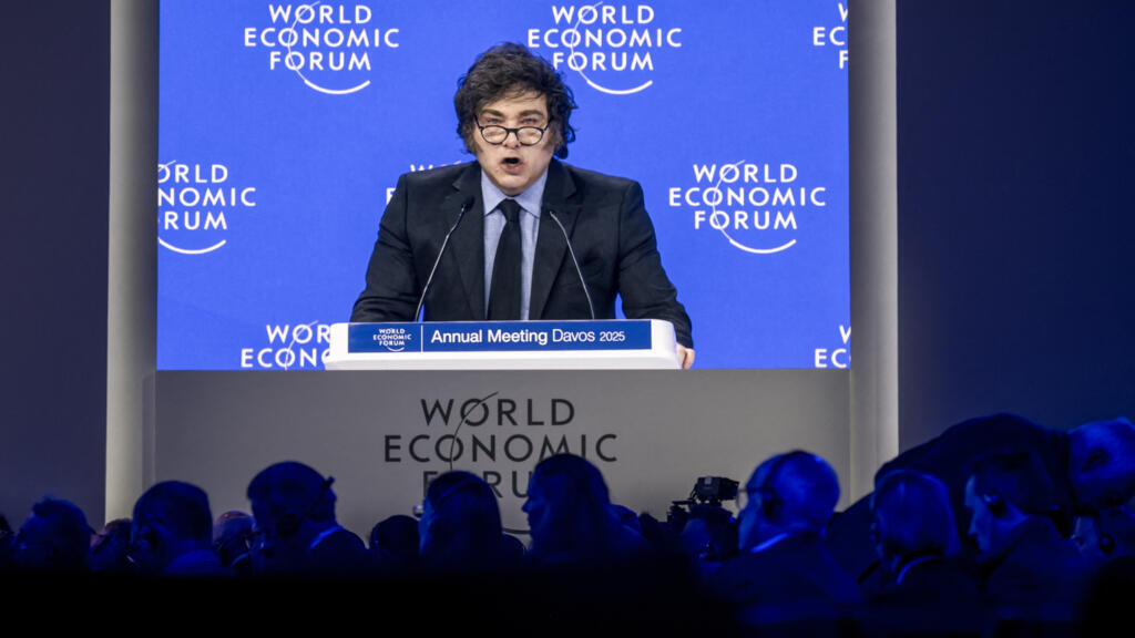 En Davos, Javier Milei alaba a Donald Trump para legitimar su postura En Davos, Javier Milei alaba a Donald Trump para legitimar su postura