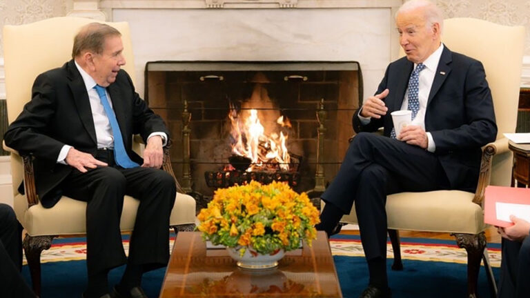 Biden recibió a González Urrutia en la Casa Blanca | A pocos días de la investidura presidencial de Maduro en Caracas