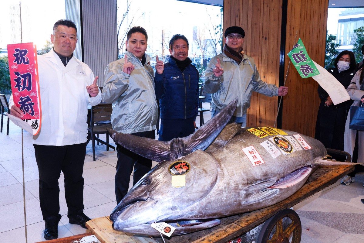 Un atún rojo se vendió en más de un millón de dólares en una subasta en Japón Un atún rojo se vendió en más de un millón de dólares en una subasta en Japón