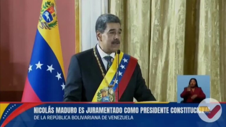 Maduro defiende como una victoria su cuestionada investidura para un nuevo mandato de seis años