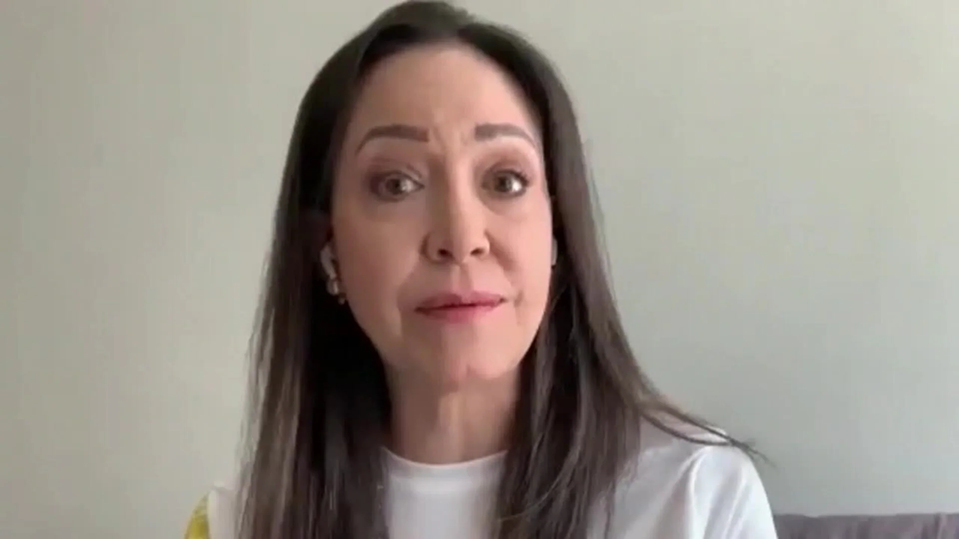 María Corina Machado: "Ellos han usado la violencia, nosotros creemos en la organización cívica"