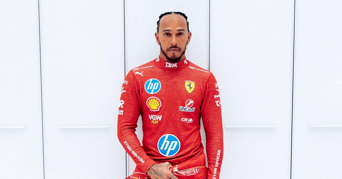 Las primeras imágenes de Lewis Hamilton con los colores de Ferrari: “Esperé este momento toda mi vida” Las primeras imágenes de Lewis Hamilton con los colores de Ferrari: “Esperé este momento toda mi vida”