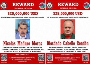 Aumenta la presión sobre Venezuela: recompensas y crimen