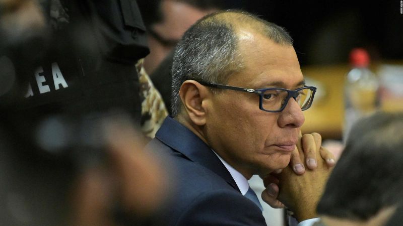 Trasladan temporalmente a Jorge Glas debido a motín en cárcel donde está recluido en Ecuador Trasladan temporalmente a Jorge Glas debido a motín en cárcel donde está recluido en Ecuador