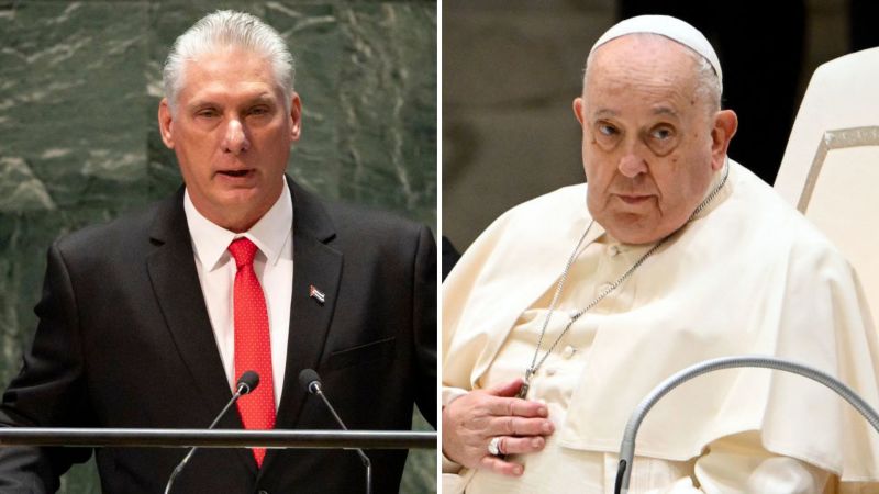 Gobierno de Cuba anuncia la liberación de 553 presos tras conversaciones entre Díaz-Canel y papa Francisco Gobierno de Cuba anuncia la liberación de 553 presos tras conversaciones entre Díaz-Canel y papa Francisco