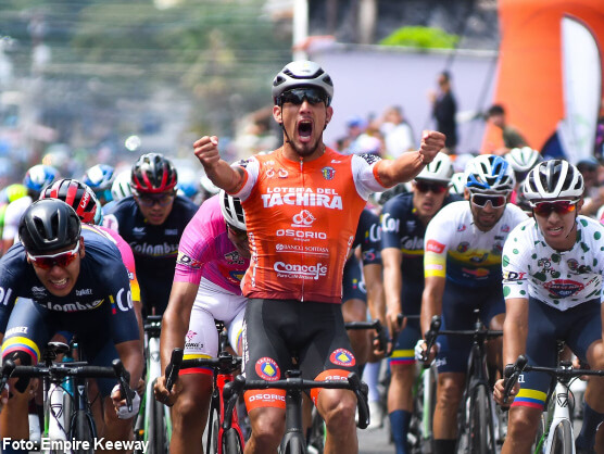 Vuelta al Táchira: Edwin Torres se impone en el sprint y Jhonny Araujo conserva el liderato tras la segunda etapa Vuelta al Táchira: Edwin Torres se impone en el sprint y Jhonny Araujo conserva el liderato tras la segunda etapa