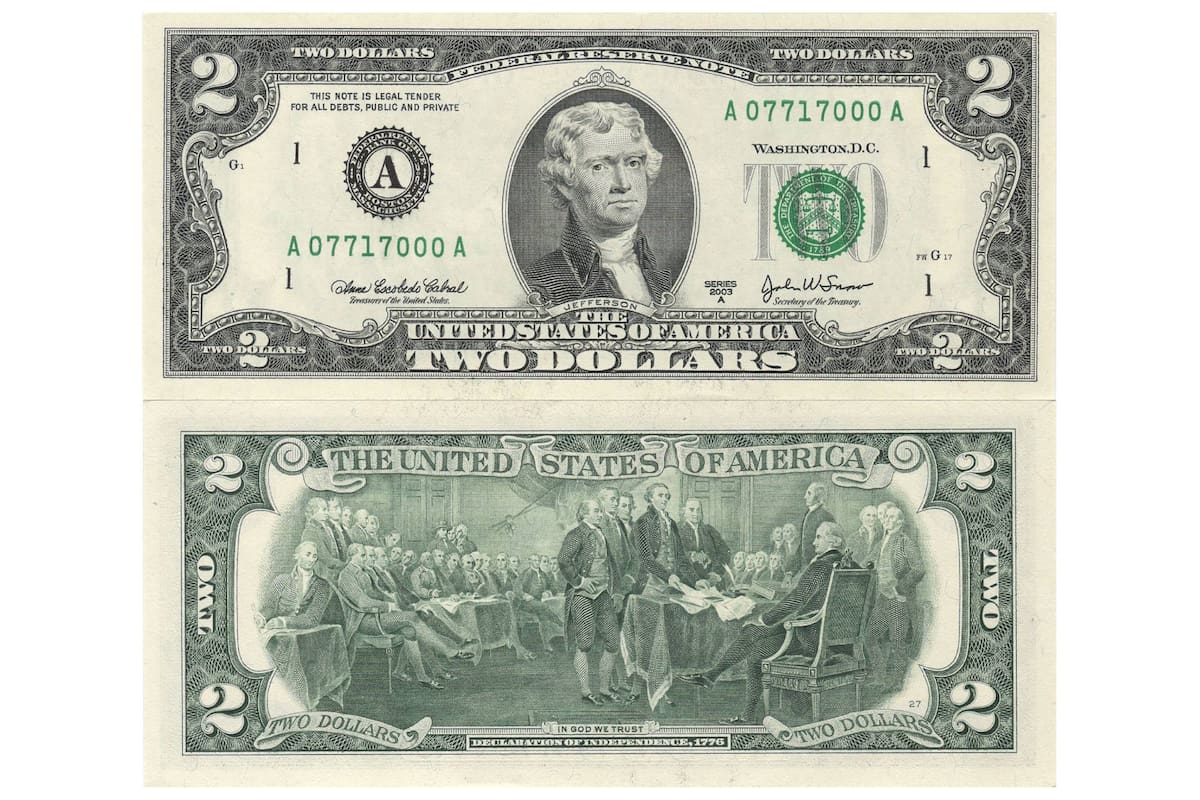 Billete de 2 dólares de 1976 o anterior podría valer una fortuna en 2025: cómo reconocerlo Billete de 2 dólares de 1976 o anterior podría valer una fortuna en 2025: cómo reconocerlo