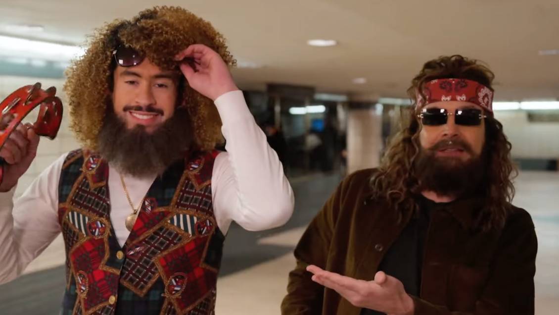 Bad Bunny sorprendió a Nueva York actuando en el metro junto a Jimmy Fallon