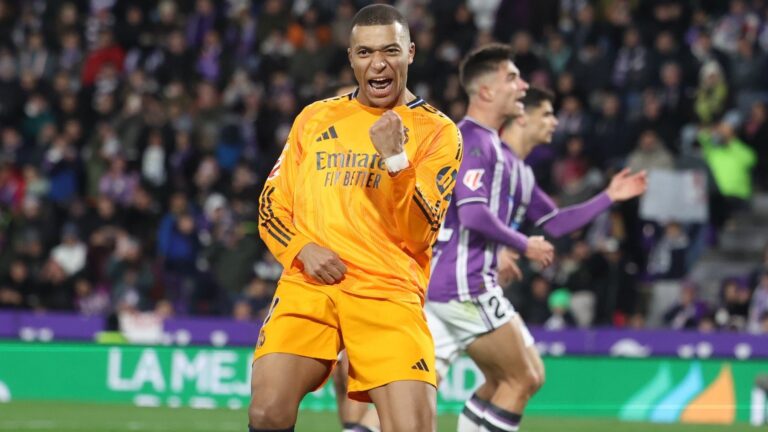 Mbappé volvió a la máxima efectividad ante el Valladolid