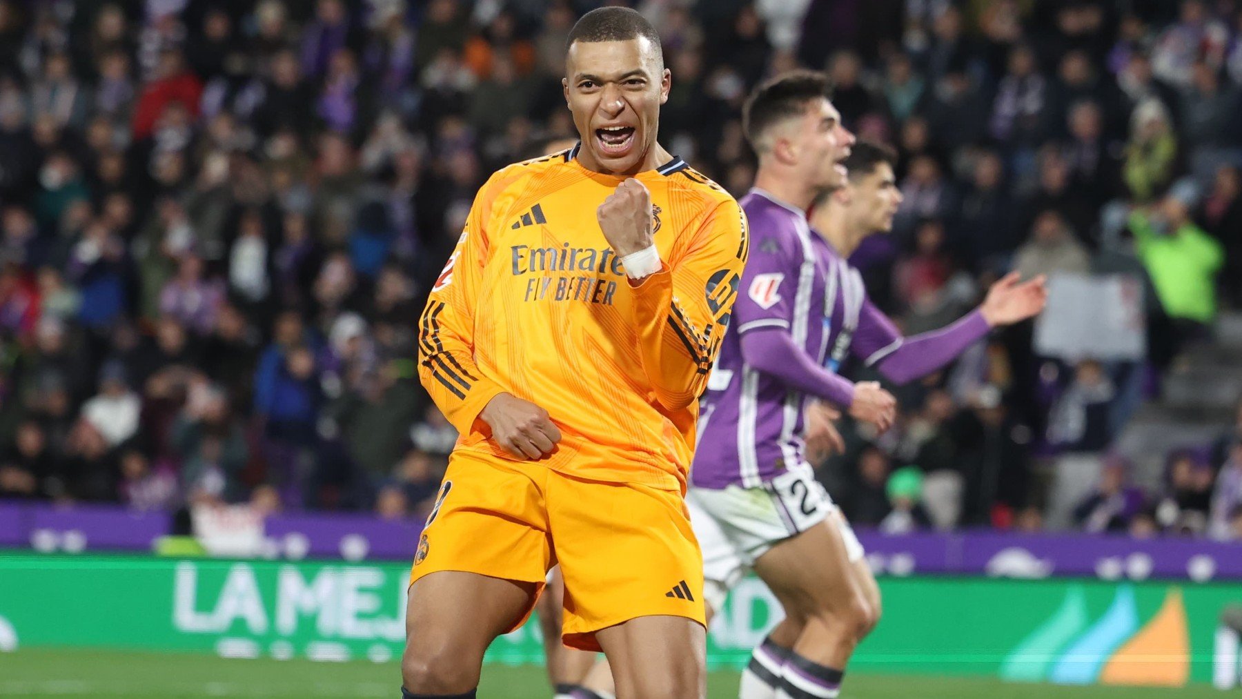 Mbappé volvió a la máxima efectividad ante el Valladolid Mbappé volvió a la máxima efectividad ante el Valladolid