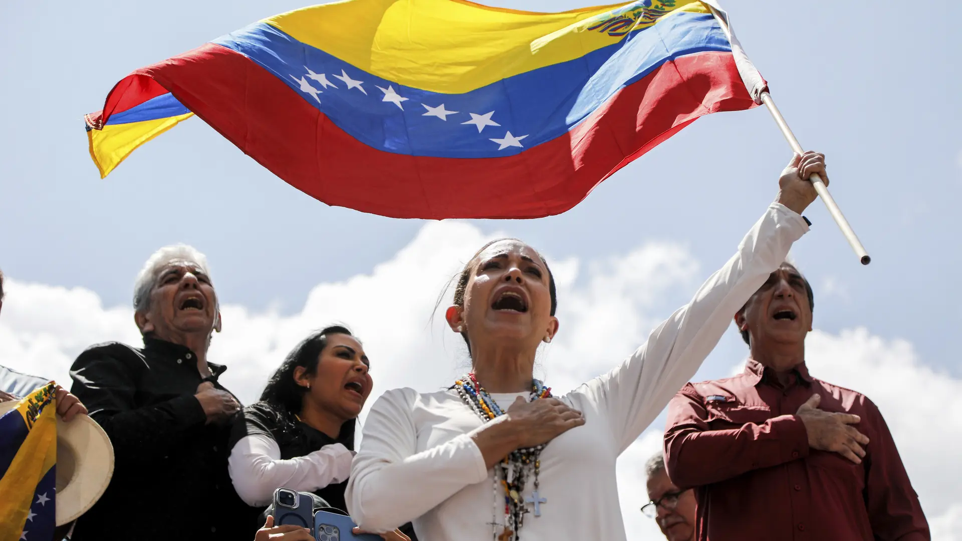 El partido de María Corina Machado denuncia la detención de seis activistas opositores en Venezuela El partido de María Corina Machado denuncia la detención de seis activistas opositores en Venezuela
