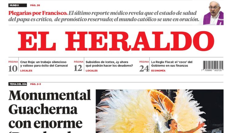 Monumental Guacherna con enorme ‘Resplandor del Carnaval’