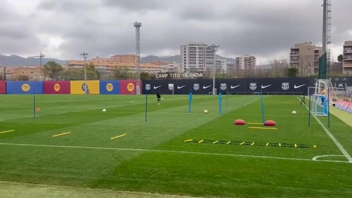 Ansu Fati ‘defiende’ su trabajo Ansu Fati ‘defiende’ su trabajo