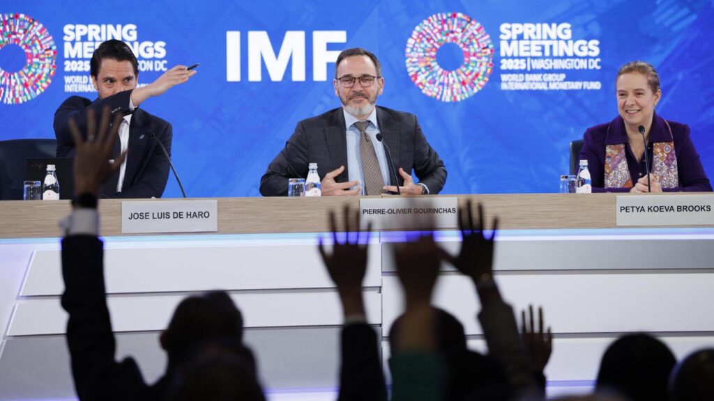 Trump reduce a la mitad el crecimiento del comercio global con sus aranceles y el FMI exige “restaurar la estabilidad” Trump reduce a la mitad el crecimiento del comercio global con sus aranceles y el FMI exige “restaurar la estabilidad”