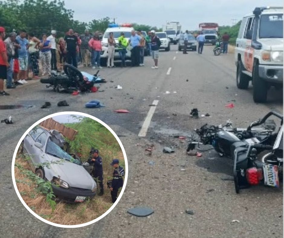 Trágico accidente en la carretera Zulia Trágico accidente en la carretera Zulia
