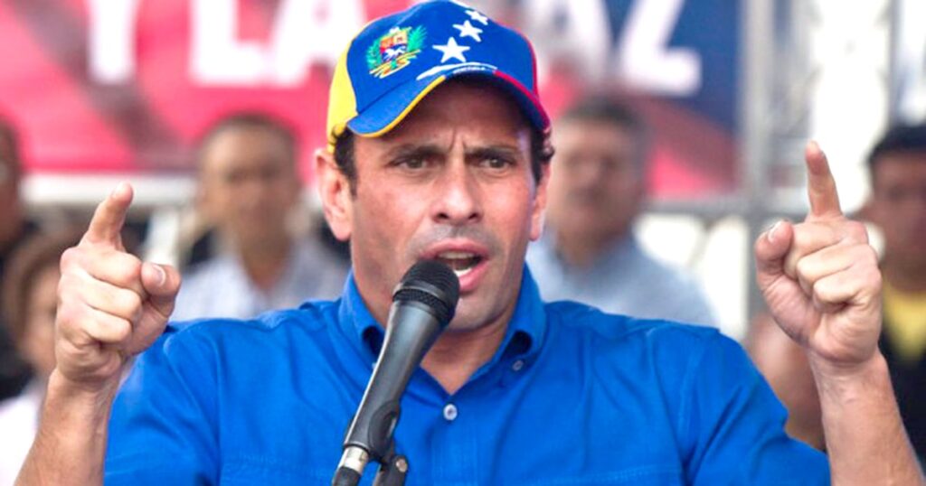 Henrique Capriles fue expulsado del partido Primero Justicia por respaldar las elecciones legislativas convocadas por Maduro Henrique Capriles fue expulsado del partido Primero Justicia por respaldar las elecciones legislativas convocadas por Maduro