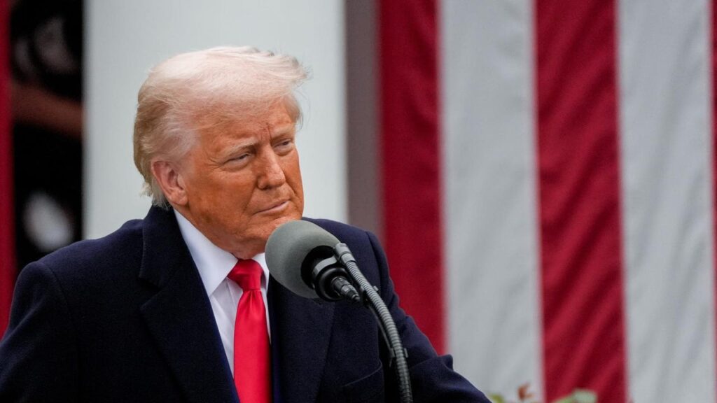 Trump insiste en que “el resultado final” de su guerra comercial será “histórico” y pide a los estadounidenses resistir