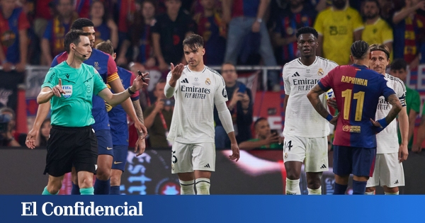 Las ironías que devoraron al Madrid en la final de la histeria arbitral (con un magnífico arbitraje) Las ironías que devoraron al Madrid en la final de la histeria arbitral (con un magnífico arbitraje)
