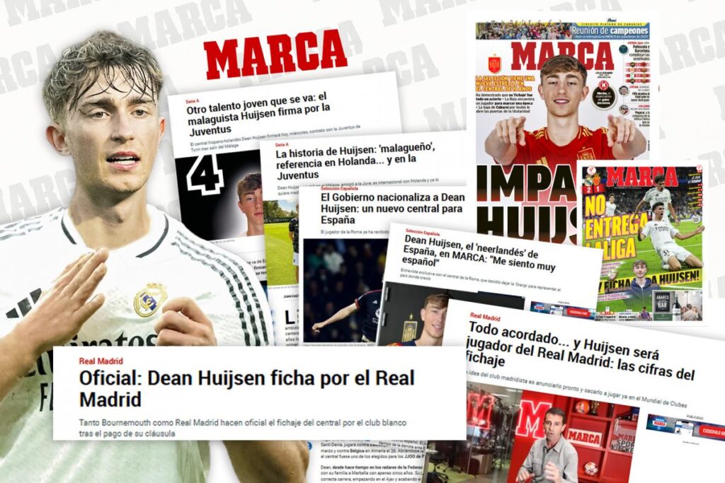 Dean Huijsen, un ‘fichaje’ de MARCA desde 2021 Dean Huijsen, un ‘fichaje’ de MARCA desde 2021