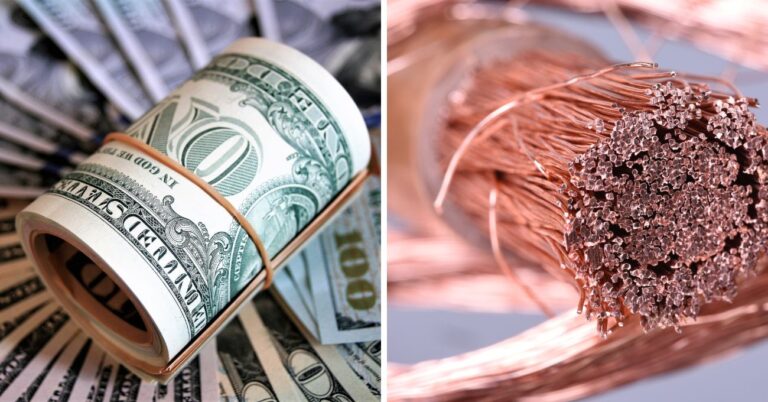 Dólar sube en Chile mientras el precio del cobre sigue retrocediendo
