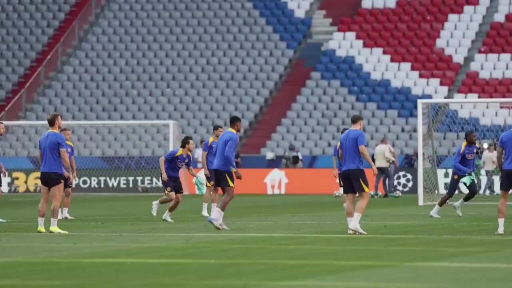 El Inter de Milán entrena de cara a la gran final de la Liga de Campeones contra el PSG El Inter de Milán entrena de cara a la gran final de la Liga de Campeones contra el PSG