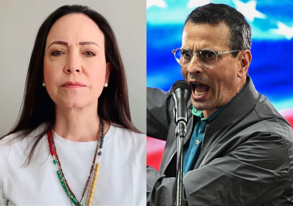Capriles criticó a María Corina Machado por la abstención Capriles criticó a María Corina Machado por la abstención