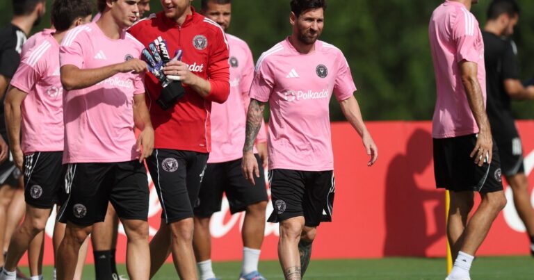 Olé en la última práctica del Inter Miami previa al Mundial de Clubes: Messi “comprometido” con el equipo, la alerta por un fantástico y el posible once :: Olé USA