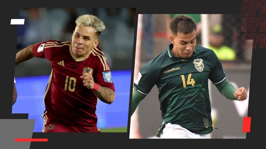 Cuándo juegan Venezuela vs. Bolivia por las Eliminatorias Sudamericanas: equipo, fecha, hora y TV en vivo Cuándo juegan Venezuela vs. Bolivia por las Eliminatorias Sudamericanas: equipo, fecha, hora y TV en vivo