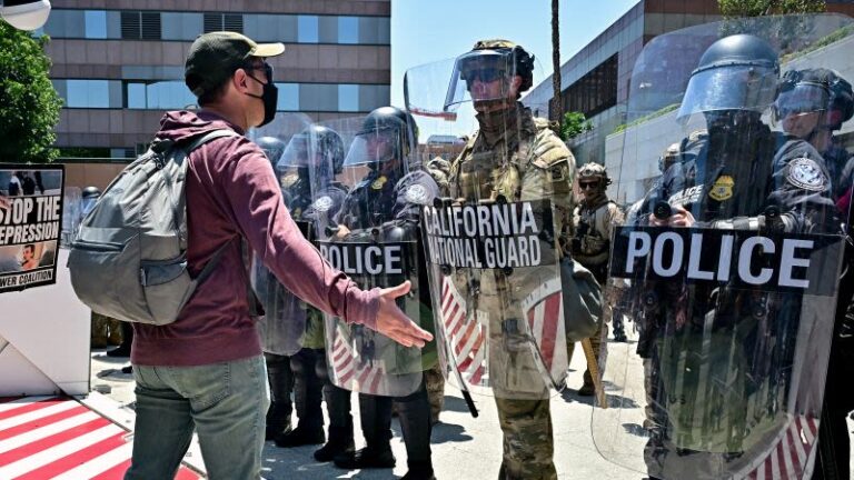 Protestas en Los Ángeles contra las redadas del ICE y el despliegue de la Guardia Nacional, en vivo