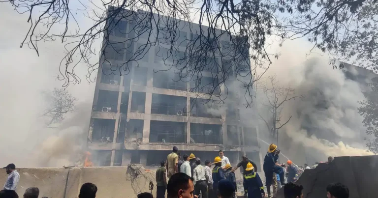 la zona ha quedado totalmente devastada